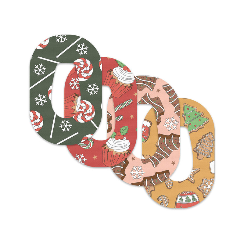Peelz Christmas Treats Variety Dexcom G6 Patch Tape - Pump Peelz Patch Medical Tape