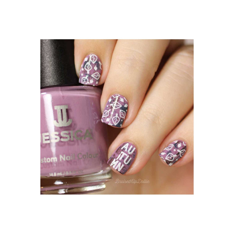 UberChic Beauty Lovely Leaves-02 Stamping Plate