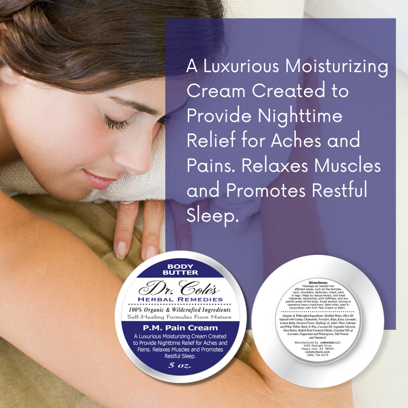 COLEHERBALS 25 - Dr. Cole's P.M. Pain Cream Herbal