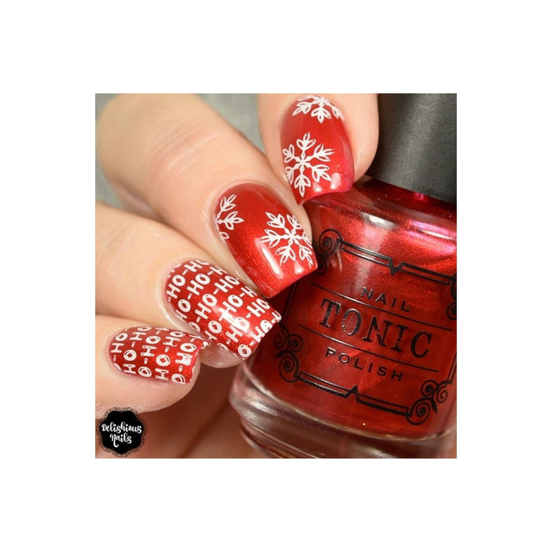 UberChic Beauty Happy Christmas, (Christmas-04) Stamping Plate