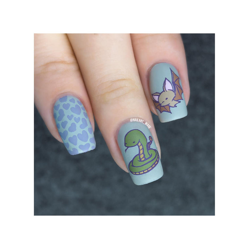 UberChic Beauty Cute & Tiny Baby Animals Stamping Plate