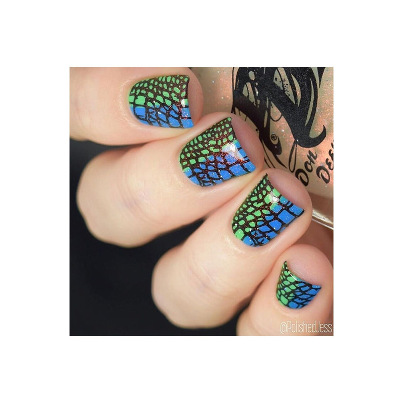 UberChic Beauty Wild Luxury: Cold Blooded Stamping Plate