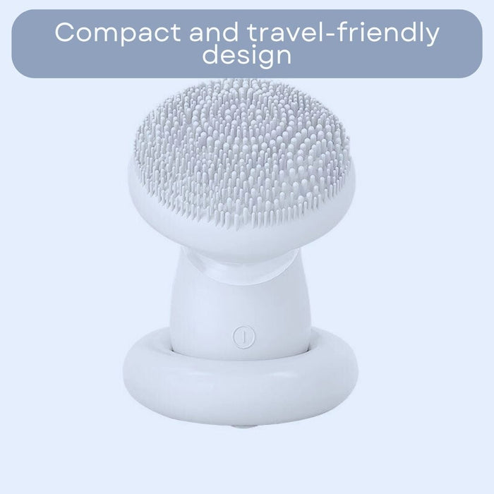 ZAQ Skin & Body - Vera Waterproof Facial Cleansing Brush With Pulse Acoustic Wave Vibration, And Magnetic Beads