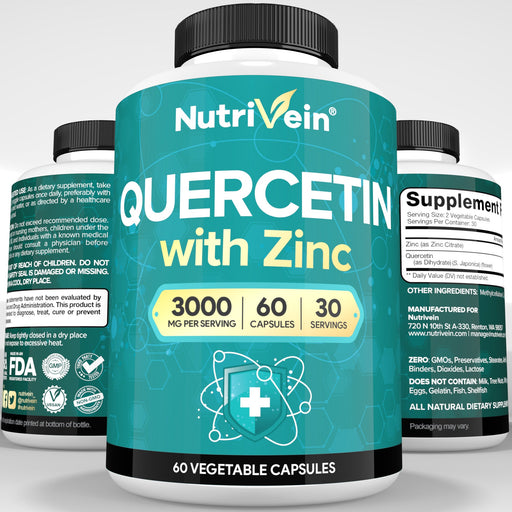 Nutrivein Nutrivein Zinc Quercetin Combined Supplement M6-W6D5-W1ZN