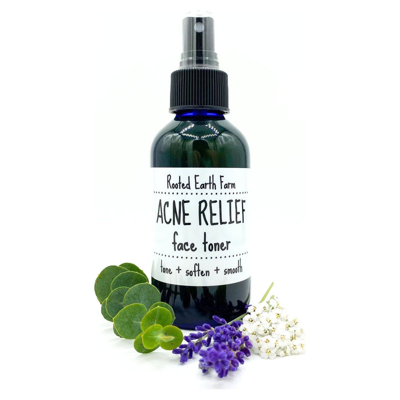 Rooted Earth Farm + Apothecary Acne Relief Face Toner Acne Relief