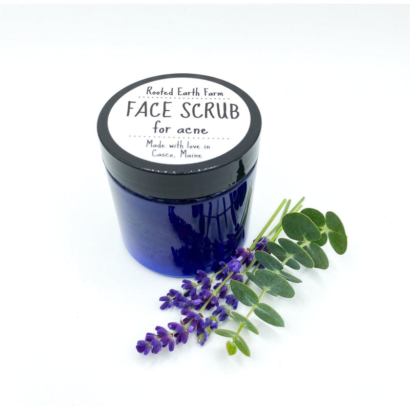 Rooted Earth Farm + Apothecary Acne Relief Face Scrub Acne Relief