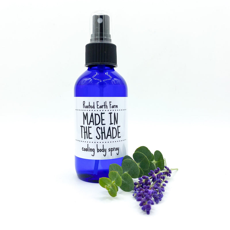 Rooted Earth Farm + Apothecary Made in the Shade Cooling Body Spray Room + Body Sprays