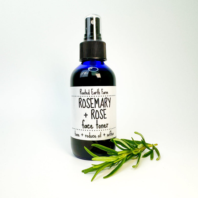 Rooted Earth Farm + Apothecary Rose + Rosemary Face Toner Face Toners