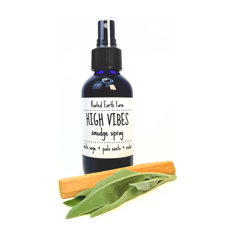 Rooted Earth Farm + Apothecary High Vibes Smudge Spray Smudge Sprays