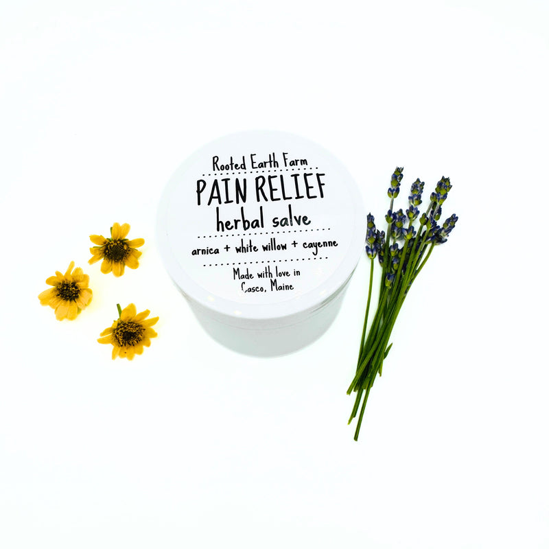 Rooted Earth Farm + Apothecary Pain Relief Salve Herbal Salves + Balms