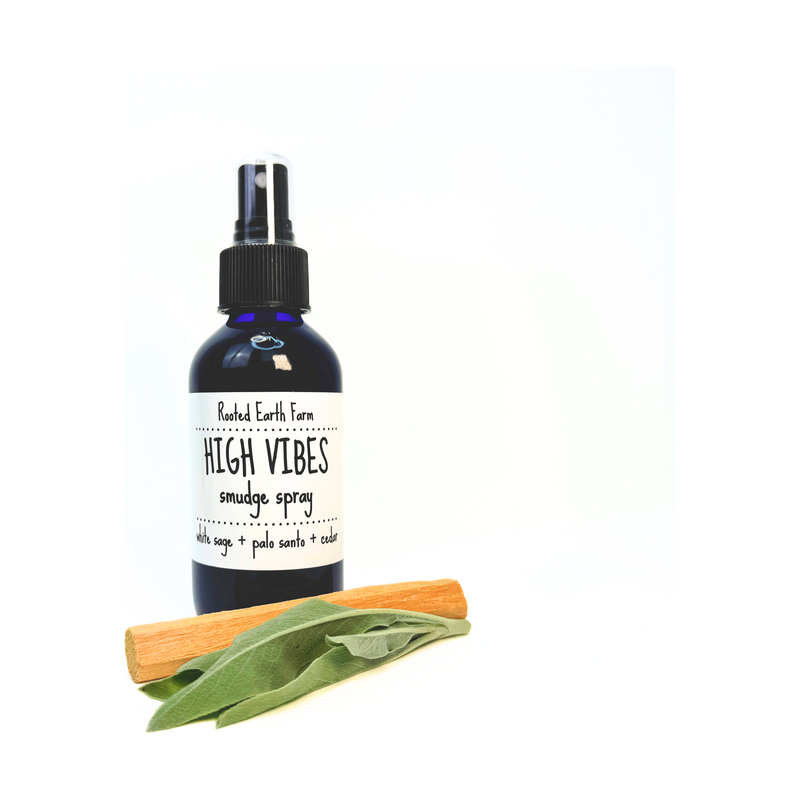 Rooted Earth Farm + Apothecary High Vibes Smudge Spray Smudge Sprays