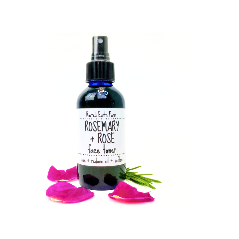 Rooted Earth Farm + Apothecary Rose + Rosemary Face Toner Face Toners