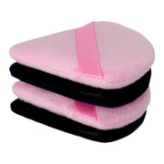 Sydoni Skincare and Beauty 4 PIECE COTTON TRIANGLE POWDER PUFF SET Makeup Powder Puffs