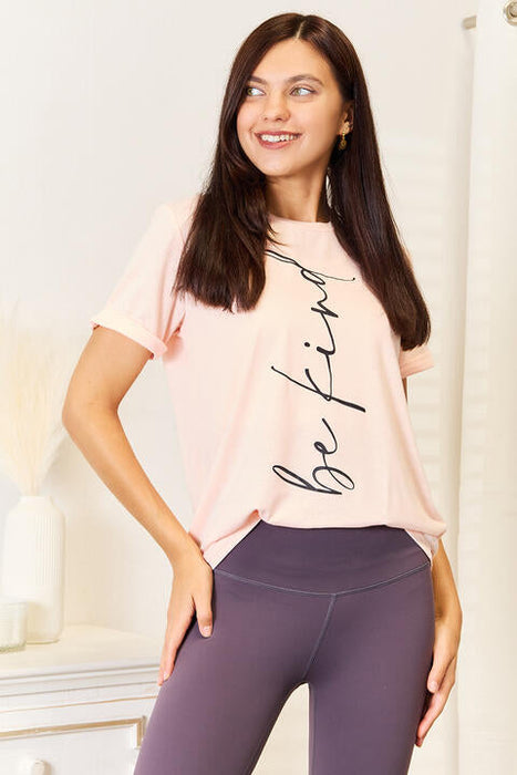 Simply Love Be Kind Graphic Round Neck T-Shirt