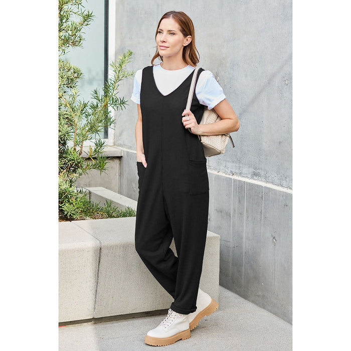 Double Take Sleeveless Straight Jumpsuit