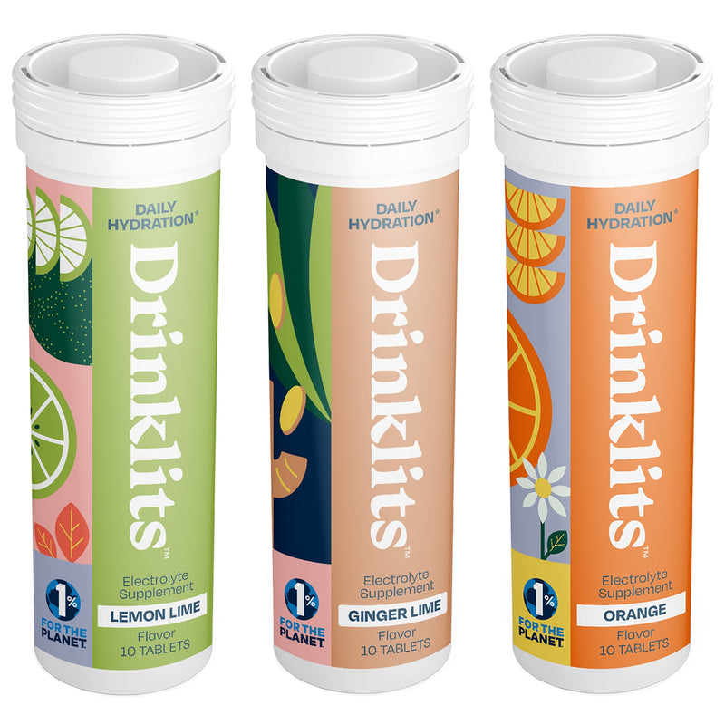 Drinklits Hydration Bundle: Electrolyte Tablets in 3 Flavors Hydration Electrolyte Tablets