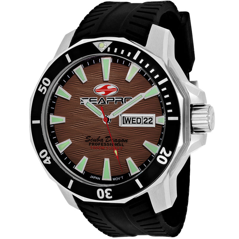 Bids.com Seapro Men's Scuba Dragon Diver Limited Edition 1000 Meters Watches