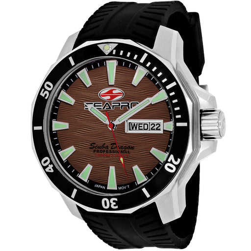 Bids.com Seapro Men's Scuba Dragon Diver Limited Edition 1000 Meters Watches