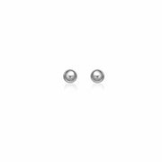 Bids.com 14k White Gold Classic Round Stud Earrings (5.0 mm) Earrings