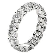 Bids.com Round Cut Lab Grown Diamond Eternity Ring in 14k White Gold (4 cttw FG/VS2) Rings