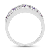 Bids.com 1.23 Carat Genuine Tanzanite .925 Sterling Silver Ring Rings