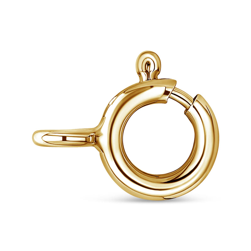 Bids.com 10K Yellow Gold Plated .925 Sterling Silver 4 Cttw Diamond Circle Hoop 18" Pendant Necklace (J-K Color, I1-I2 Clarity) Necklaces