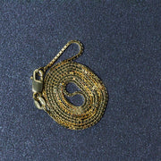Bids.com 14k Yellow Gold Classic Box Chain 1.0mm Necklaces