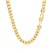 Bids.com 5.8mm 14k Yellow Gold Solid Miami Cuban Chain Necklaces