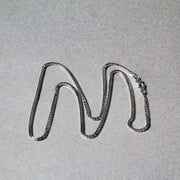 Bids.com 14k White Gold Classic Box Chain 1.4mm Necklaces