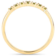 Bids.com 0.22 Carat Genuine Dark Yellow Diamond 14K Yellow Gold Ring (I1-I2) Rings