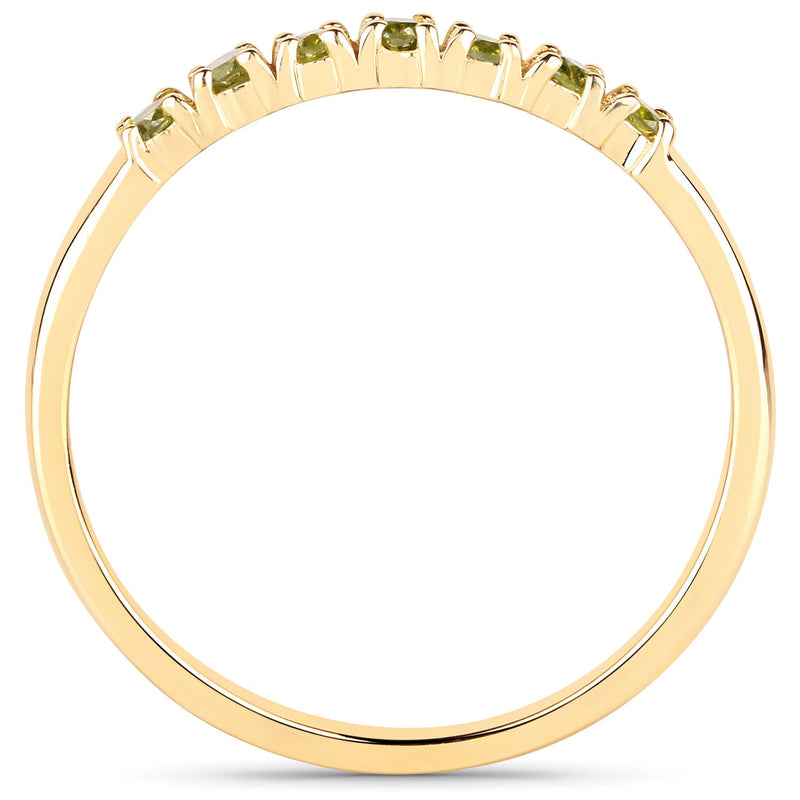 Bids.com 0.22 Carat Genuine Dark Yellow Diamond 14K Yellow Gold Ring (I1-I2) Rings
