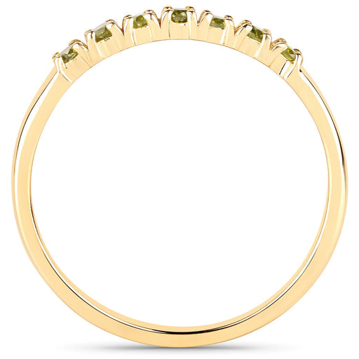 Bids.com 0.22 Carat Genuine Dark Yellow Diamond 14K Yellow Gold Ring (I1-I2) Rings
