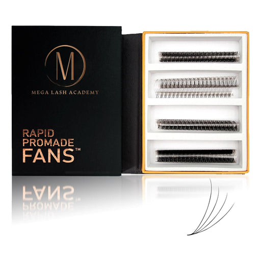 Mega Lash Academy 4D Rapid Promade Fans® - 1000 Fans Promade Fans