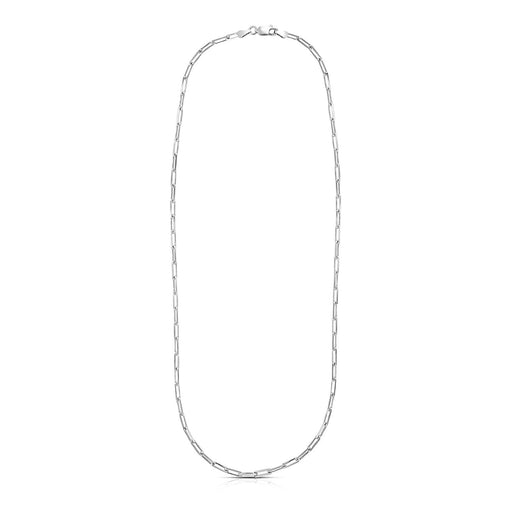 Bids.com Sterling Silver Rhodium Plated Paperclip Chain (3.0 mm) Necklaces