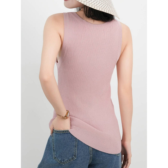 Round Neck Knit Vest