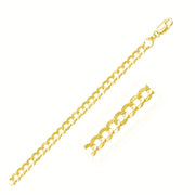 Bids.com 5.7mm 14k Yellow Gold Solid Curb Chain Necklaces