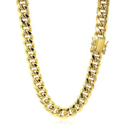 Bids.com 9.15mm 10k Yellow Gold Semi Solid Miami Cuban Chain Necklaces