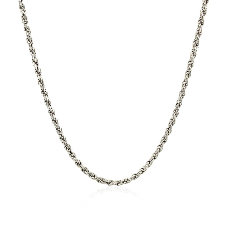 Bids.com Sterling Silver 1.8mm Diamond Cut Rope Style Chain Necklaces
