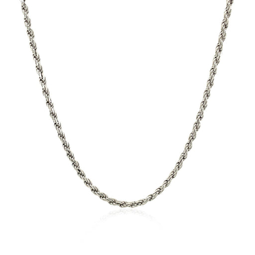 Bids.com Sterling Silver 1.8mm Diamond Cut Rope Style Chain Necklaces