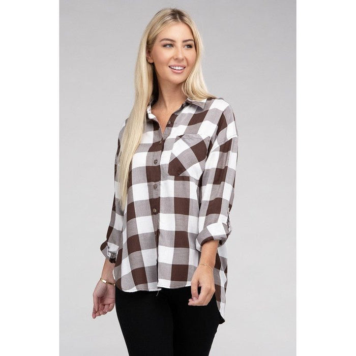 Classic Plaid Flannel Shirt