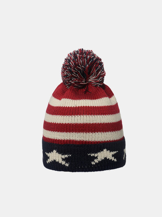 US Flag Knit Hat