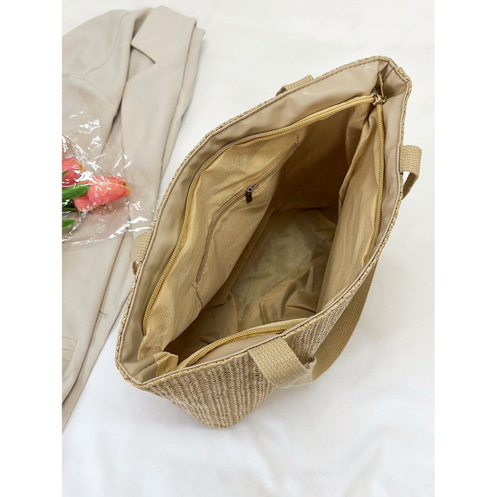 Straw Woven Tote Bag