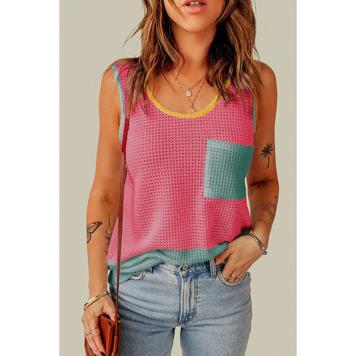 Scoop Neck Wide Strap Tank