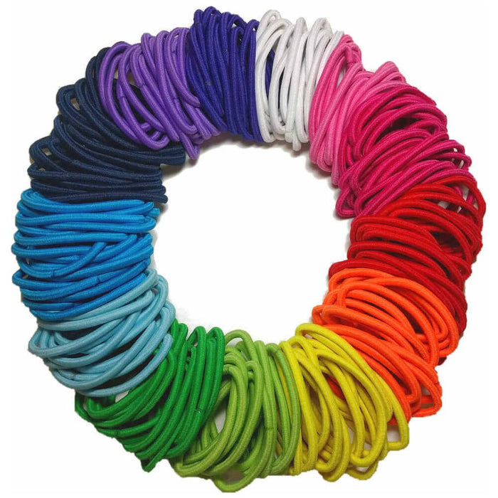 Threddies Standard 4Mm Ponytail Elastics // Bulk Pack Of 216 Pieces