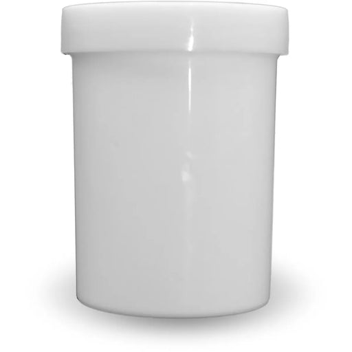 Centor 4oz White Ointment Jars with Lids Case of 48 Cosmetics