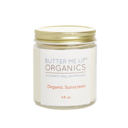 Butter Me Up Organics Natural Organic Sunscreen / Safe Sunscreen / Non-Nano Zinc Oxide Sunscreen / Sun Protection / Butter Me Up Organics Body