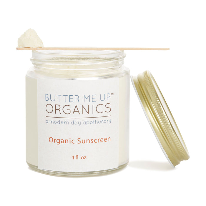 Natural Organic Sunscreen / Safe Sunscreen / Non-Nano Zinc Oxide Sunscreen / Sun Protection / Butter Me Up Organics