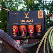 Elijah's Xtreme Yellowstone Hot Sauce Variety Pack 4 Bottles Hot Sauce