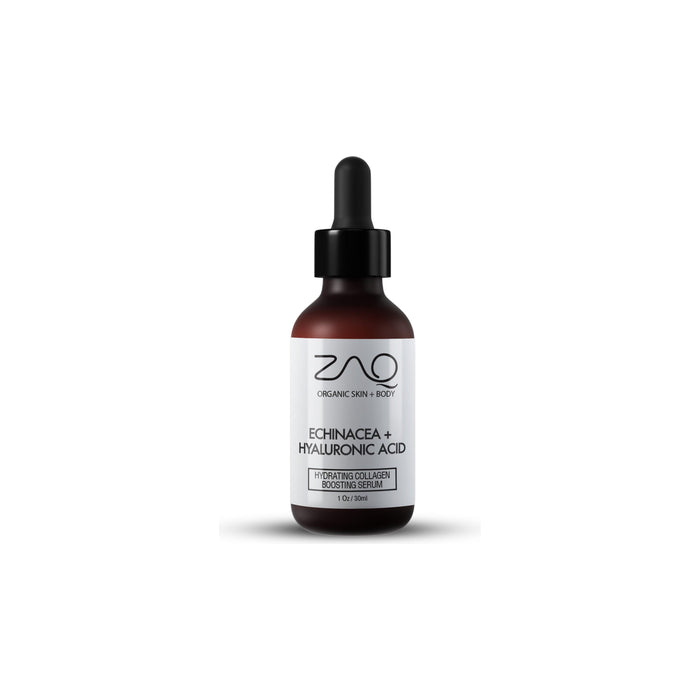 ZAQ Skin & Body -  Hydrating Collagen Boosting Serum - Antioxidants, Hyaluronic Acid And Echinacea Stem Cells