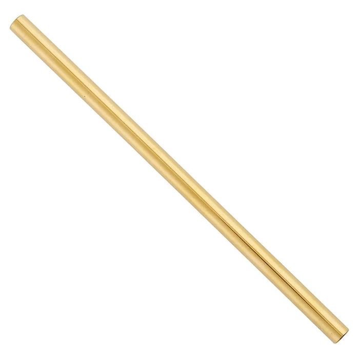 The Bullish Store - 5" Mini Stainless Steel Cocktail Straws In Gold | Set Of 4